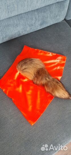 Костюм лисы с натуральным мехом рост 134