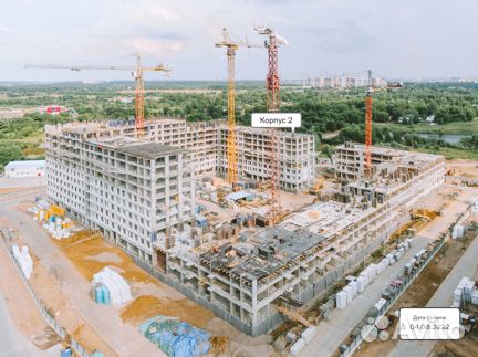 Ход строительства ЖК «Молжаниново» 3 квартал 2022