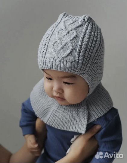 Шапочка-шлем журавлик