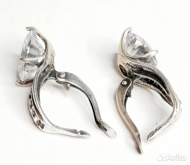 Серьги мельхиоровые