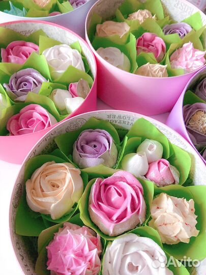 Зефирные букеты