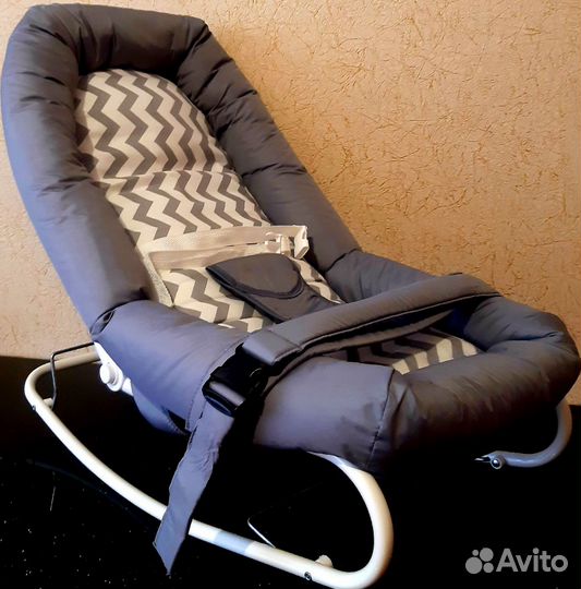 Детский шезлонг-качалка