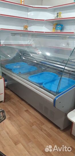 Витрина холодильная,полки для магазина