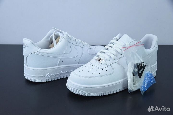 Nike Air Force 1 x drake nocta white белые мужские