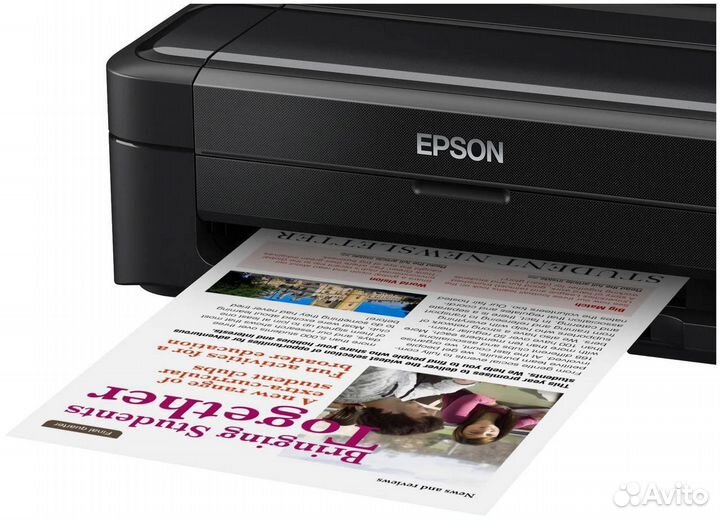 Принтер струйный Epson L132, цветн., A4, черный