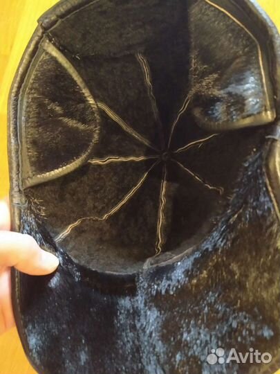 Меховая кепка из нутрии размер 52-54