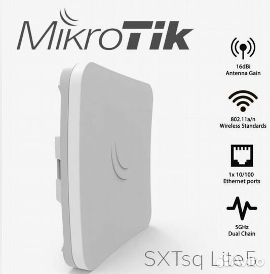 Радиомост MikroTik SXTsq Lite5 бу 5*