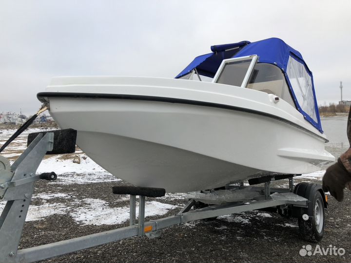 Лодка пластиковая Обь 43 FD производ RiverBoat