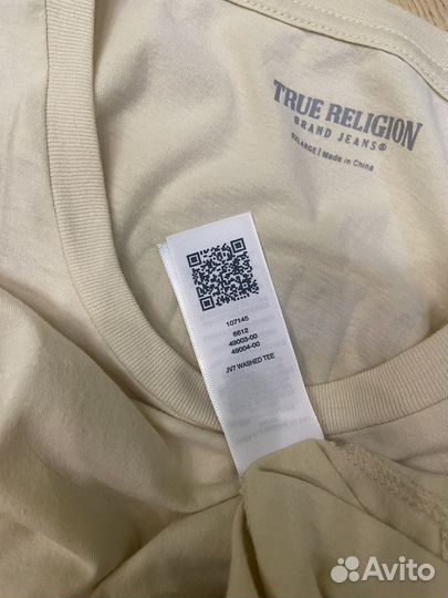 True religion футболка бежевая оригинал