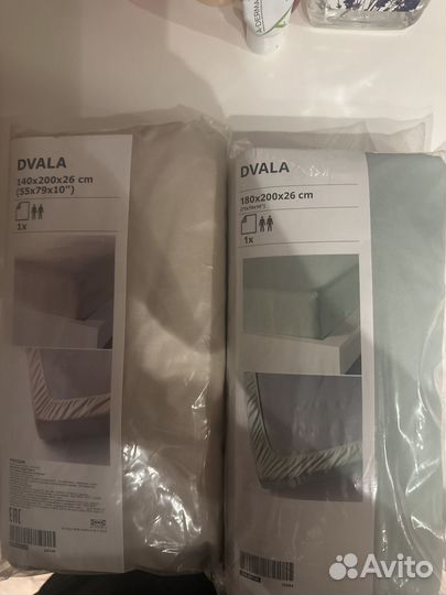 Простынь на резинке IKEA dvala