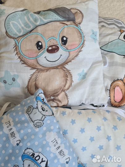 Бортики в кроватку для новорожденных