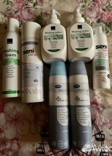 Пена для мытья без воды Abena и Moli Care