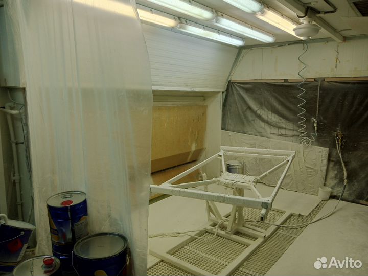 Сушильно покрасочный комплекс 100кв.м с чпу