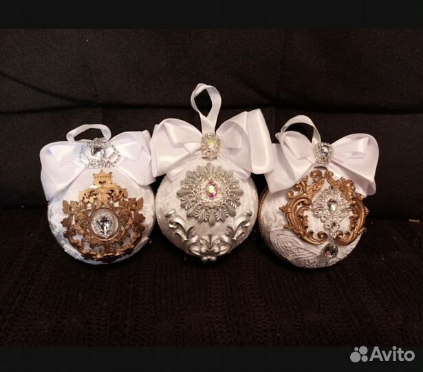 Ёлочные игрушки ручная работа