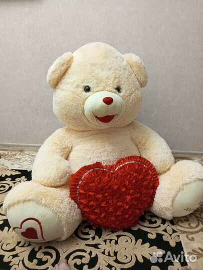 Большой плюшевый мишка 1м