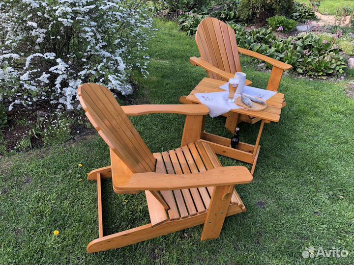 Садовая скамейка, кресло Адирондак