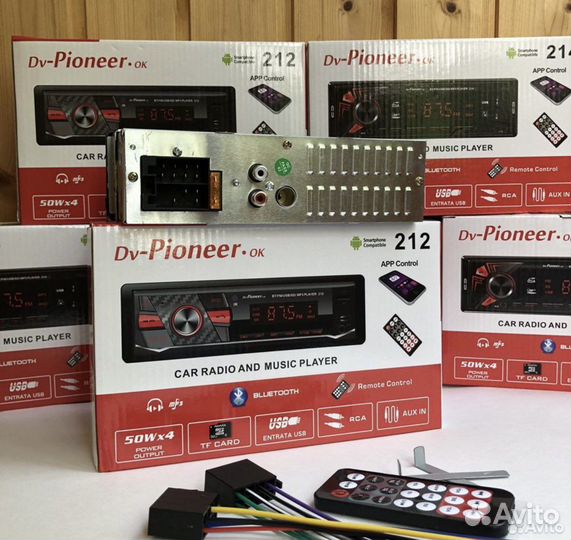 Магнитола pioneer с блютусом новая