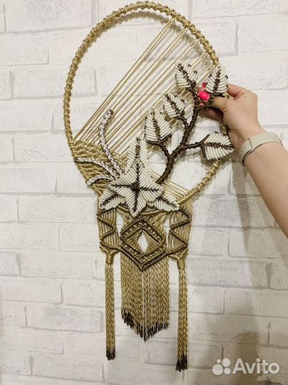 Настенное панно макраме