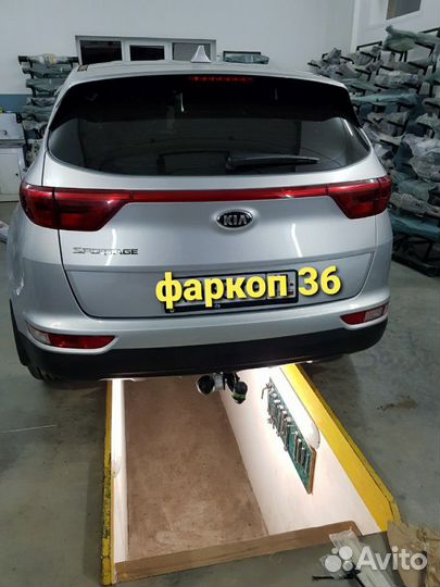 Фаркоп на Kia Sportage Hyundai Tucs лидер плюс H22