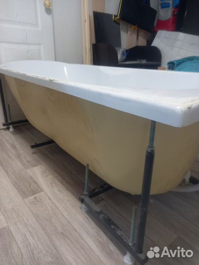 Акриловая ванна altbach Лаура 160х70 на каркасе