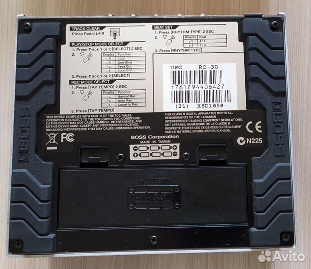 Двухпедальный многотрековый лупер Boss RC-30