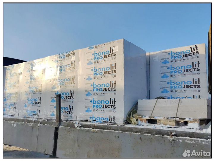 Газобетонные блоки 600x300x200