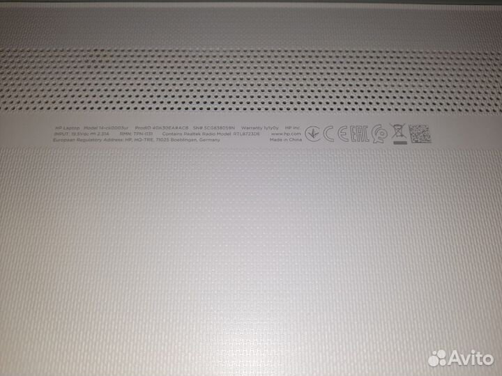 Ноутбук hp laptop 14