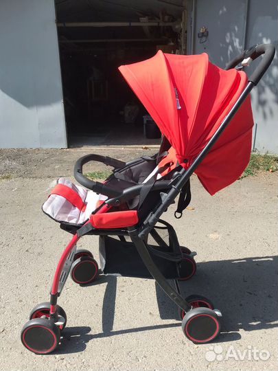 Коляска Babyton mobile red