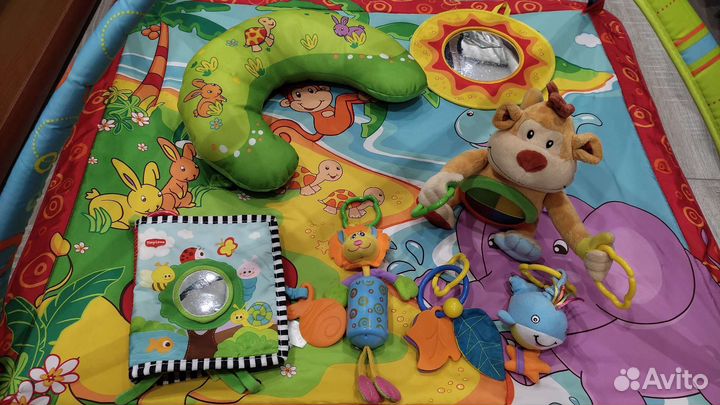 Развивающий коврик tiny love monkey island