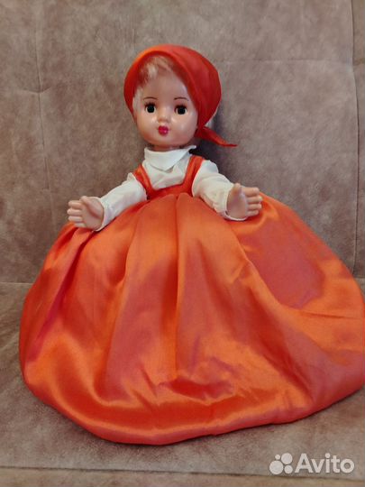 Кукла чайница СССР Луч Новая