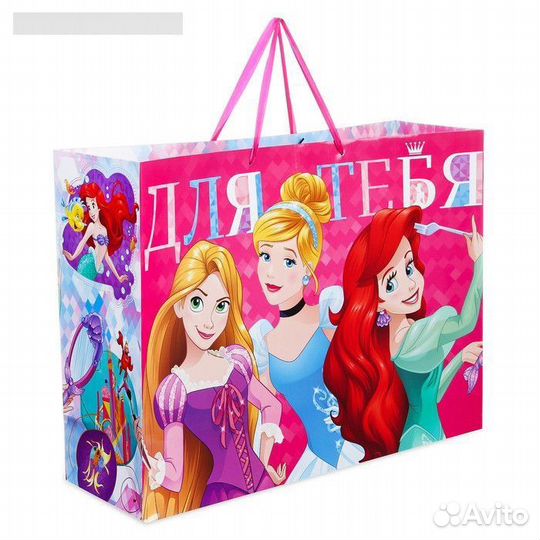 Пакет подарочный принцессы
