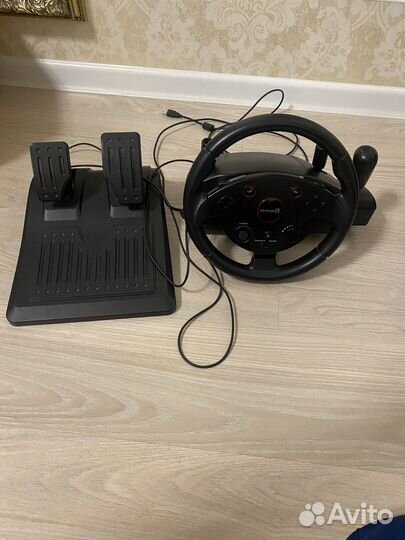 Игровой руль с педалями ArtPlay
