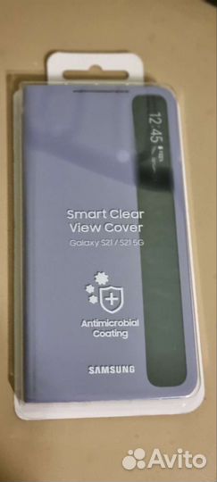 Чехол книжка Samsung led view для galaxy s21