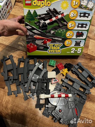 Lego duplo поезд и доп.рельсы