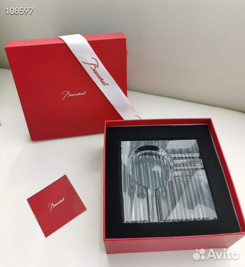 Пепельницы хрустальные Baccarat цветные