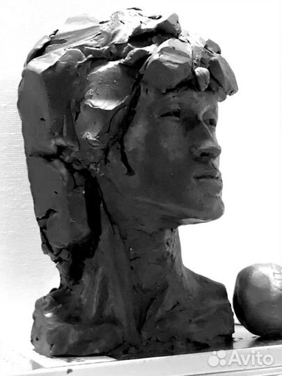 Бюст Виктора Цоя академический портрет