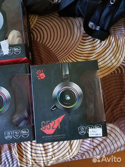 Игровые наушники Bloody, под восстановление