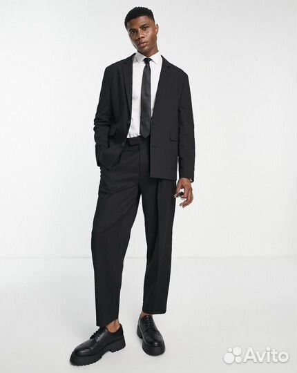 Черный смокинг ASOS design