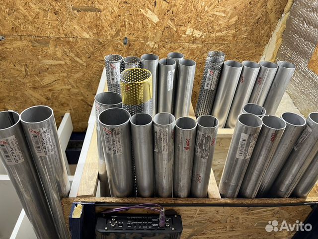 Выхлопная труба для выхлопа прямая перфорированная