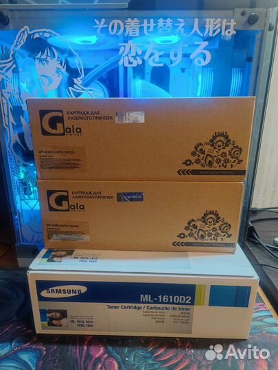 Картриджи лазерных для принтеров HP и Canon