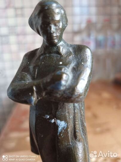 Скульптура памятник Чернышевского Н.Г Литьё СССР