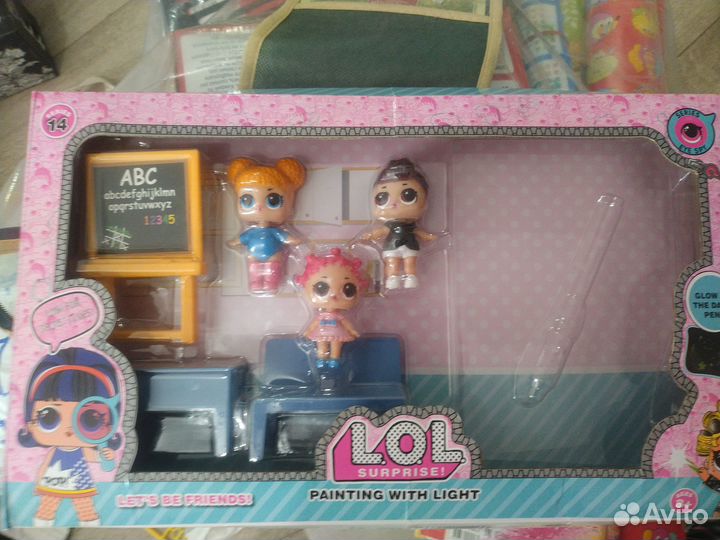 Куклы Лол набор школа (не свет планшета)