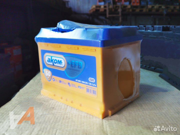 Автомобильный аккумулятор Аком 60 А/ч Efb