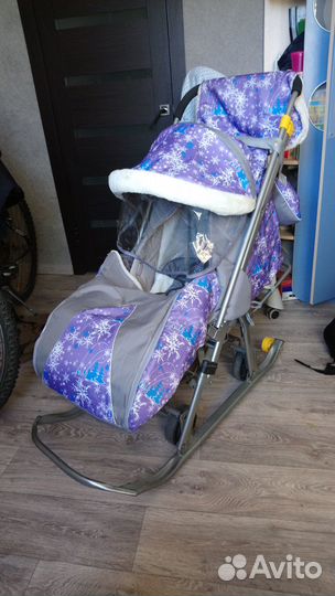 Детские зимние санки