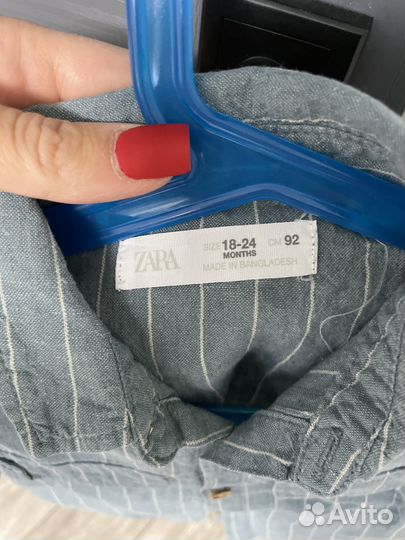 Рубашка Zara на мальчика 92
