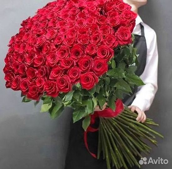 Высокие розы 150 160 170 180 190см доставка Москва