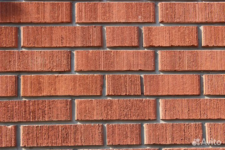 Лицевой кирпич Красный Велюр ГОСТ
