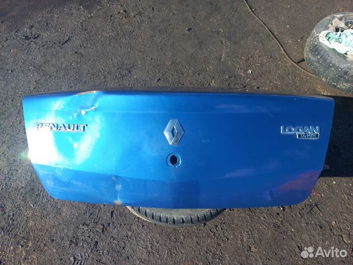 Крышка багажника renault logan 1 логан 1 рено