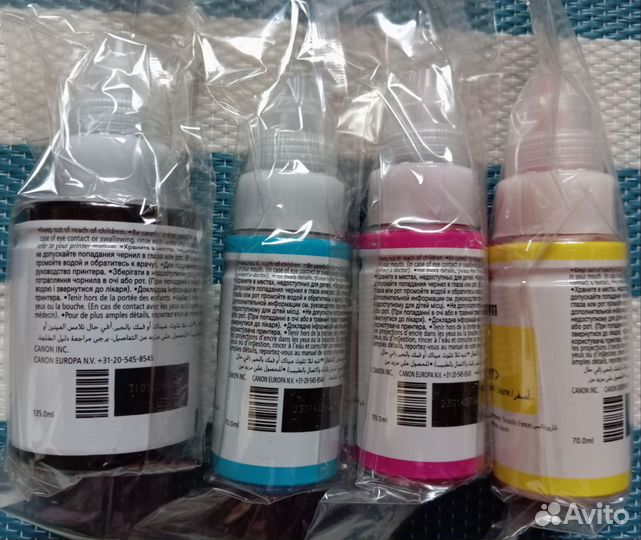 Чернила для принтера canon