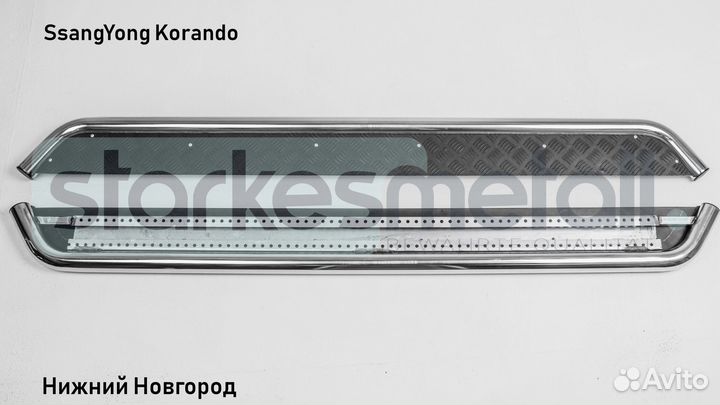 Пороги подножки SsangYong Korando Standart